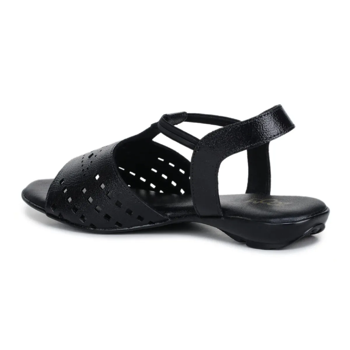 Leather Sandals For Women L 648 – Thong Style with Brogue Detailing