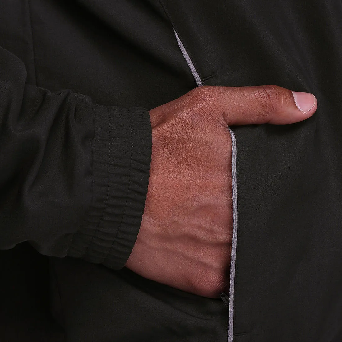 Lightweight Fitness Woven Tracksuit - Black