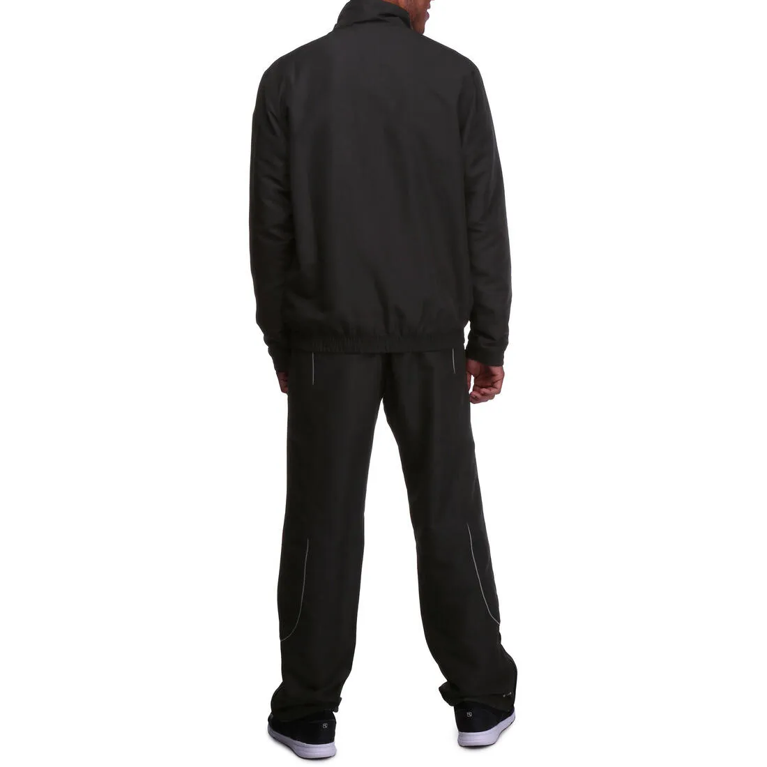 Lightweight Fitness Woven Tracksuit - Black