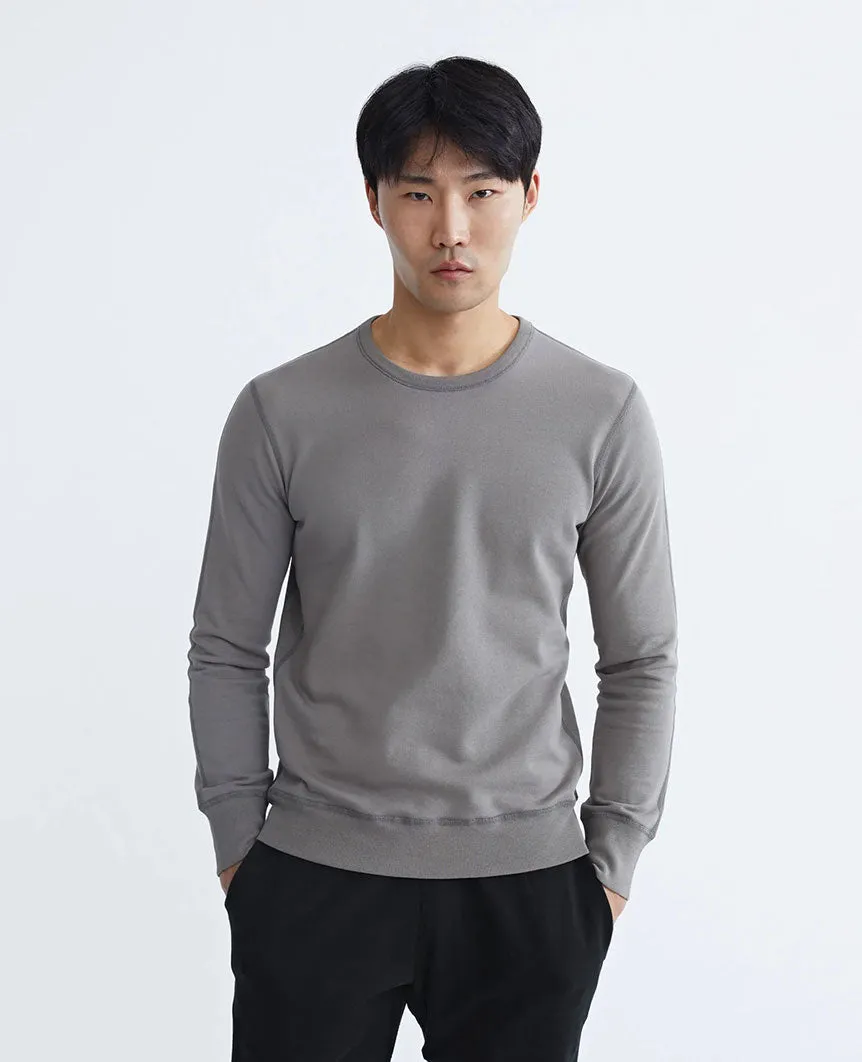 Lightweight Terry Crewneck Quarry