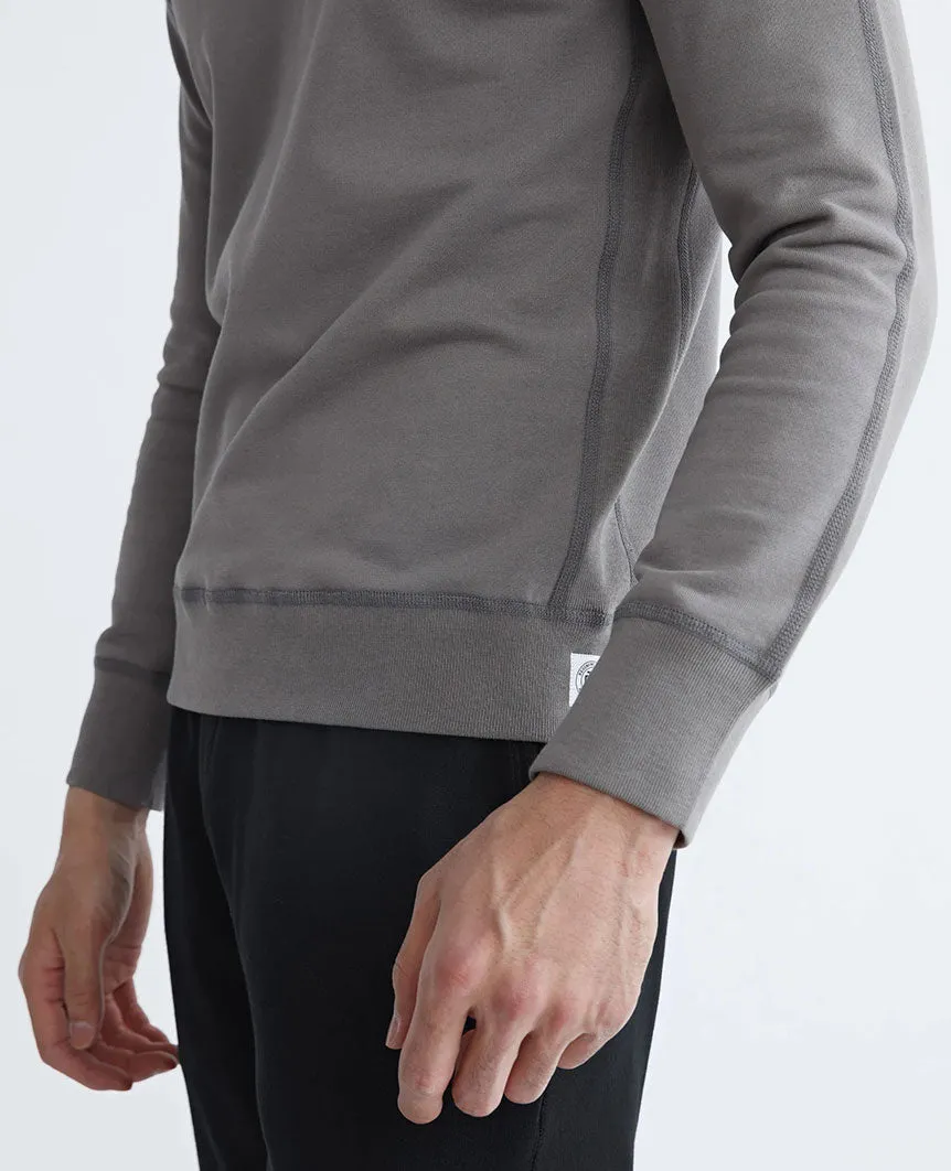 Lightweight Terry Crewneck Quarry