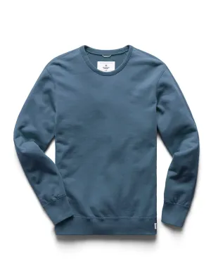 Lightweight Terry Crewneck Washed Blue