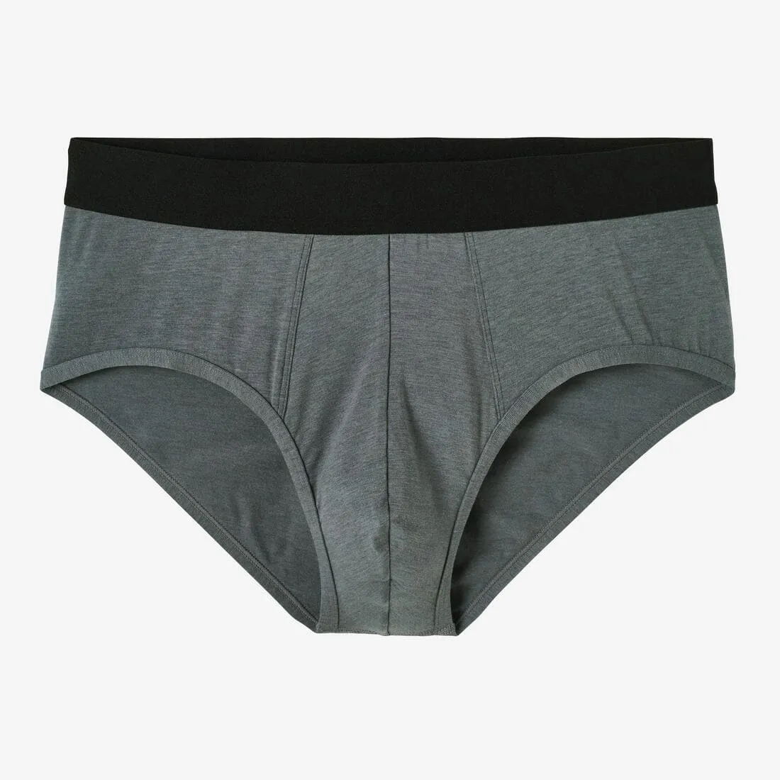 Lot x2 Slips fitness droite coton majoritaire - 500 noir gris