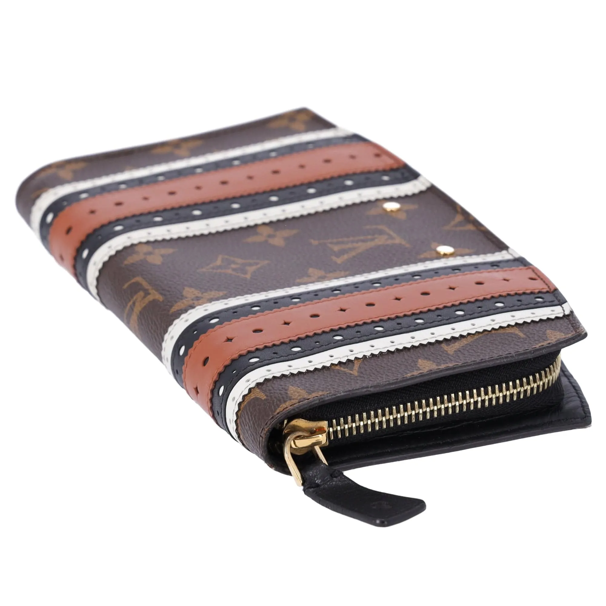 Louis Vuitton Steamer Zippy Wallet Limited Edition Brogue Monogram M62873