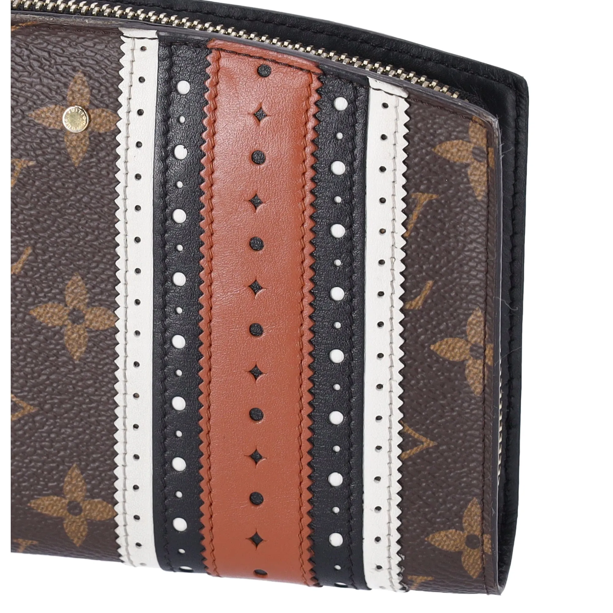 Louis Vuitton Steamer Zippy Wallet Limited Edition Brogue Monogram M62873