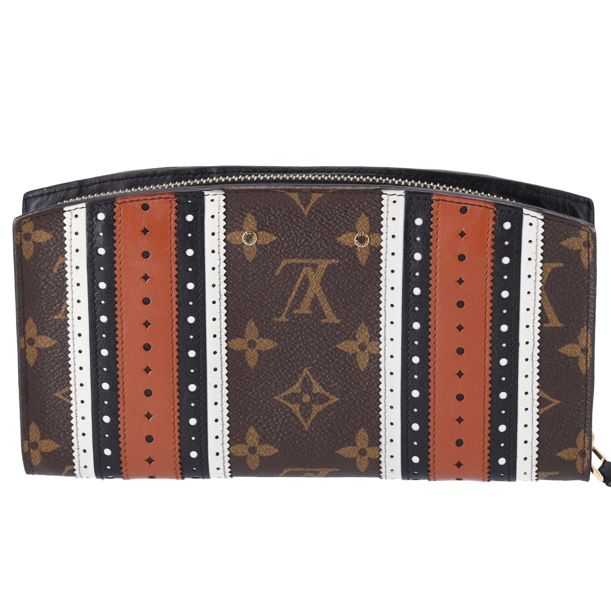 Louis Vuitton Steamer Zippy Wallet Limited Edition Brogue Monogram M62873