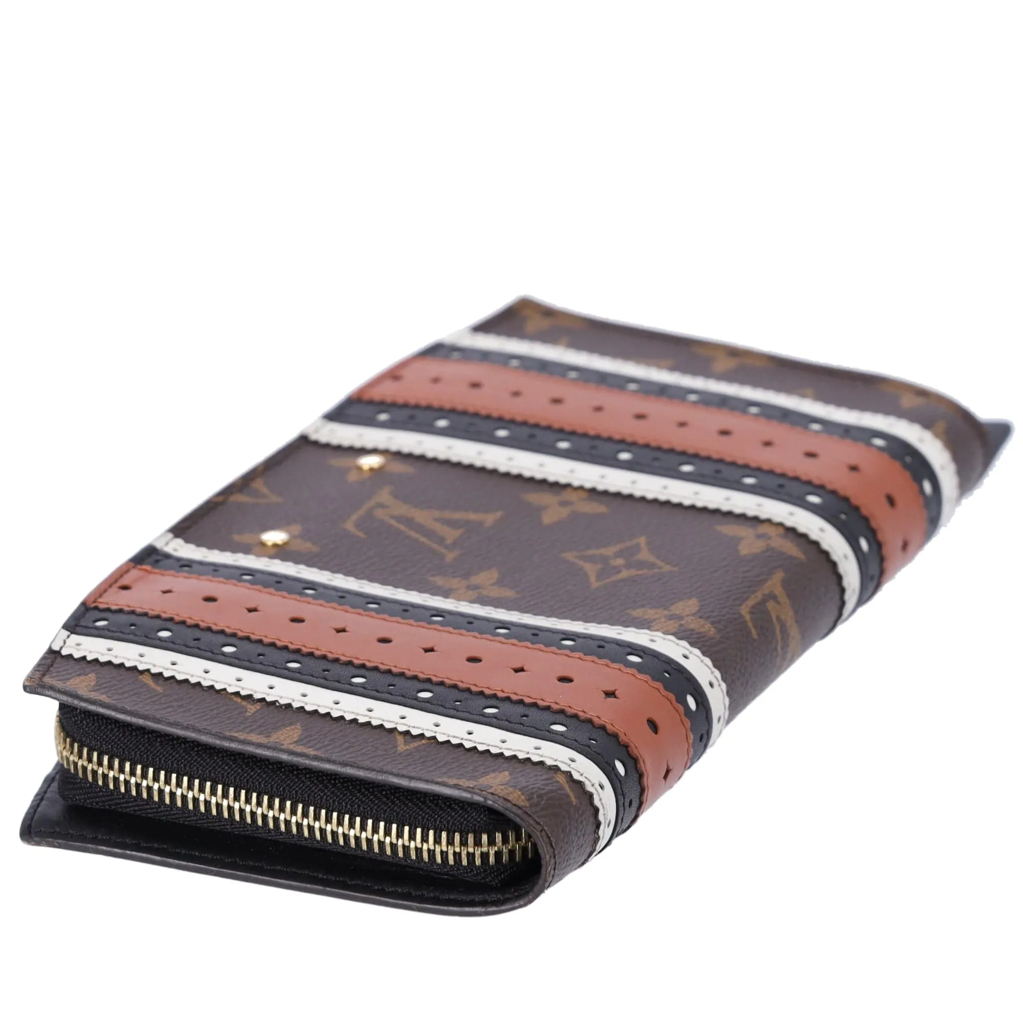 Louis Vuitton Steamer Zippy Wallet Limited Edition Brogue Monogram M62873