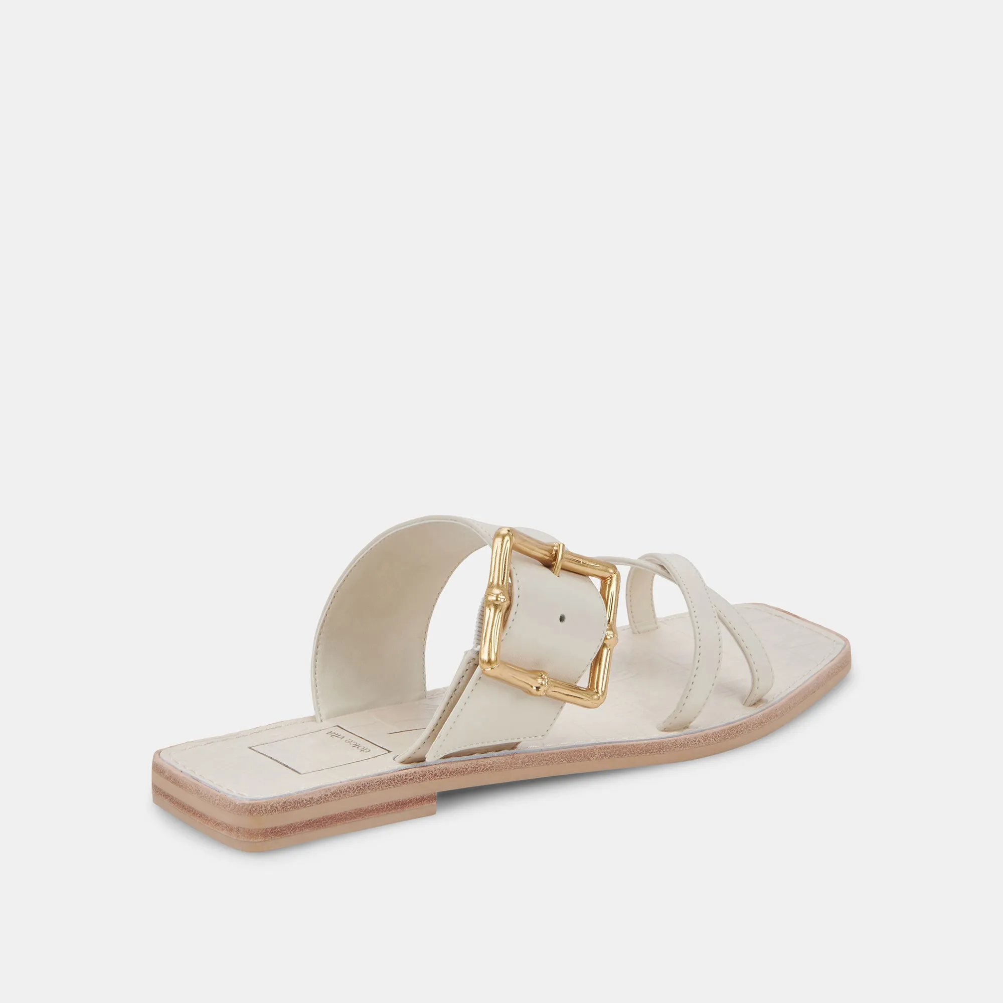 LOWYN SANDALS IVORY LEATHER