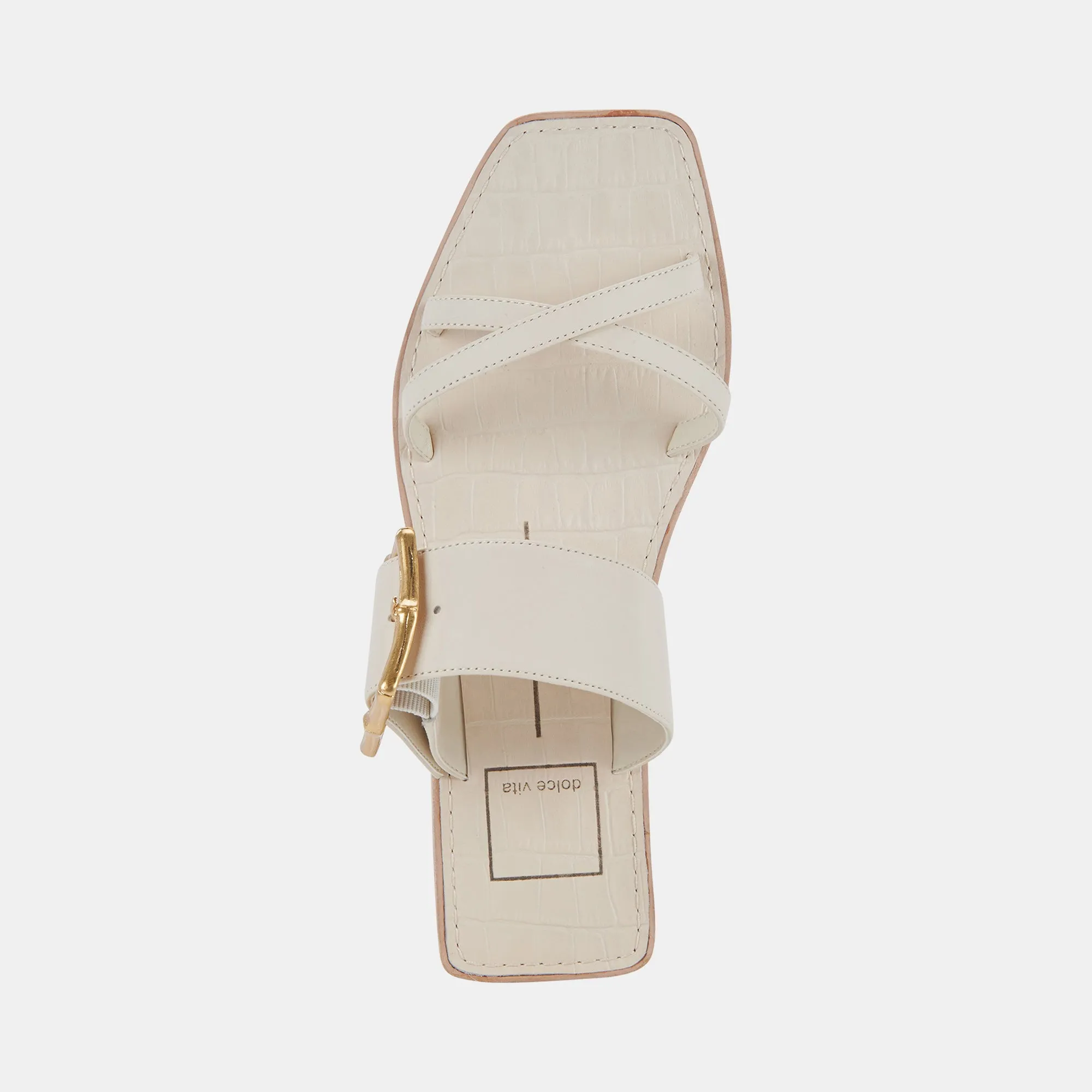 LOWYN SANDALS IVORY LEATHER
