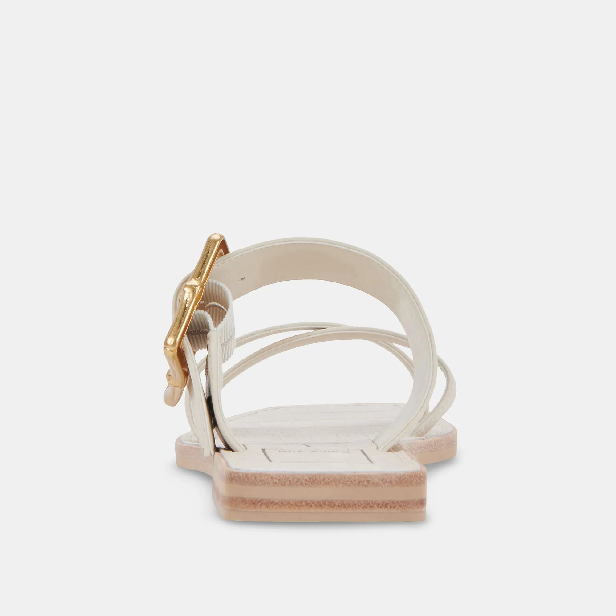LOWYN SANDALS IVORY LEATHER