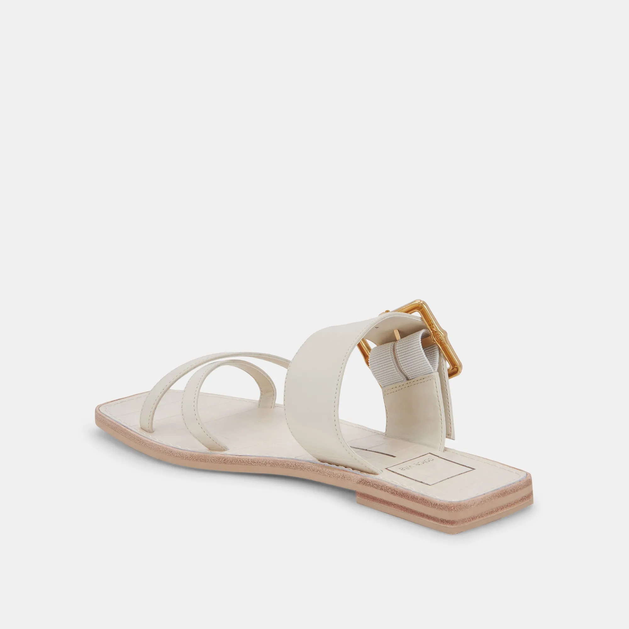 LOWYN SANDALS IVORY LEATHER
