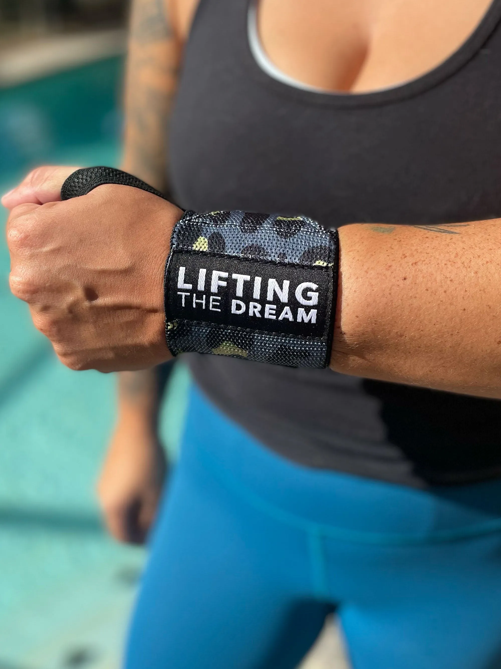 Lucky Leopard Wrist Wraps