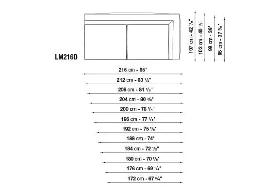 Lucrezia "To Size" - Sofa