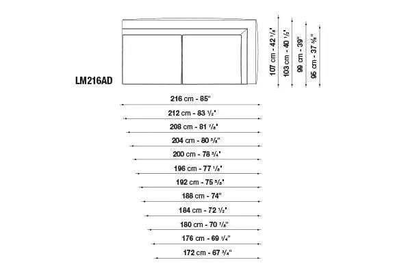Lucrezia "To Size" - Sofa
