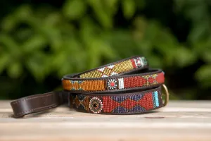 Maasai Beaded Dog leash