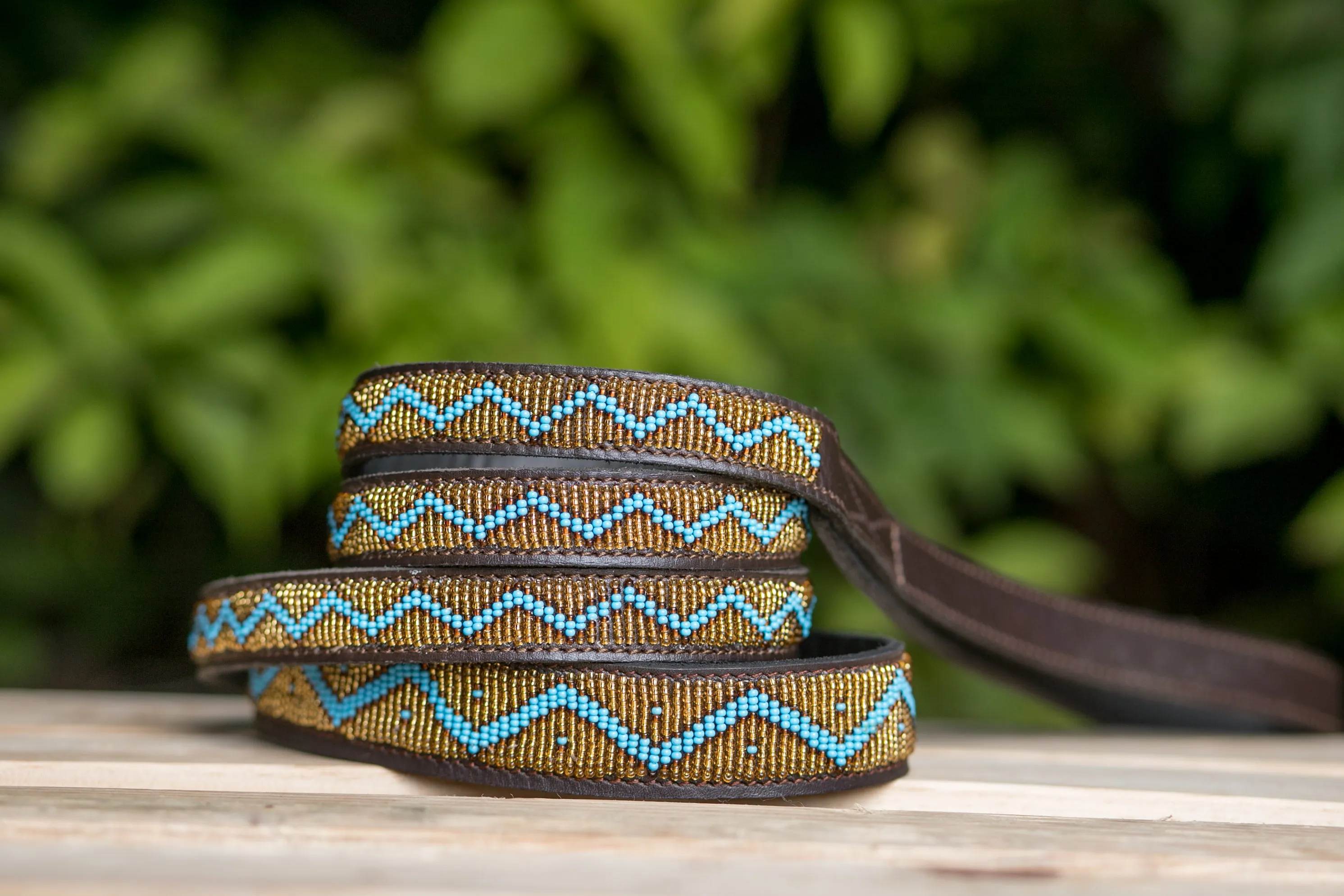 Maasai Beaded Dog leash
