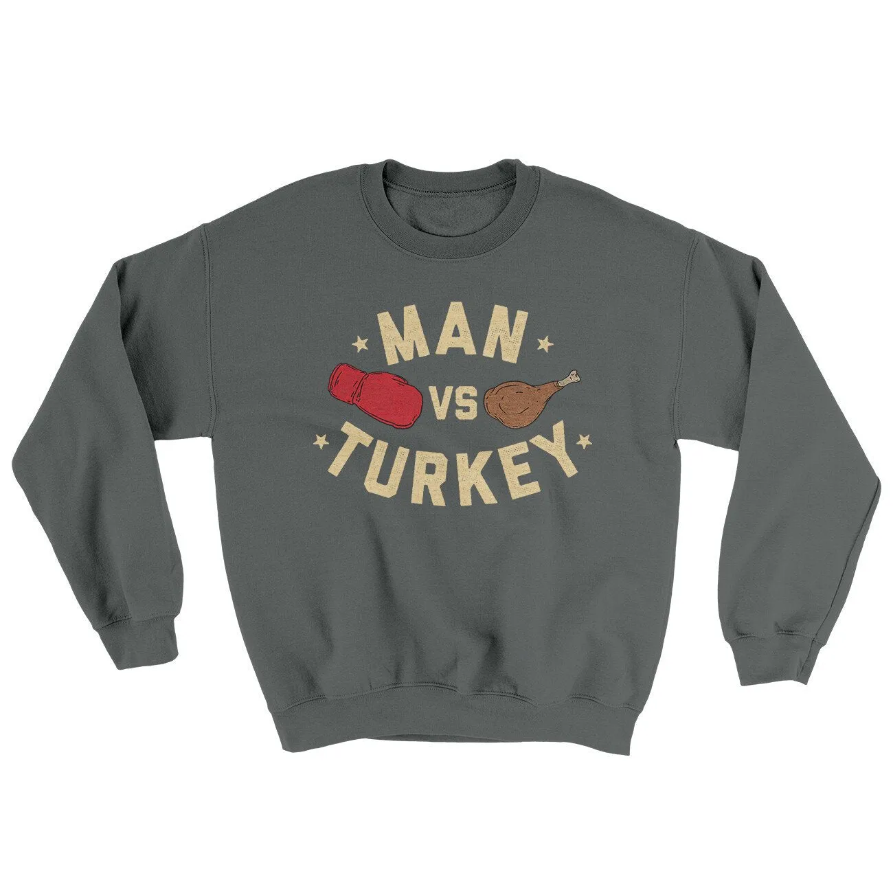 Man Vs Turkey Ugly Sweater