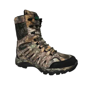 Men's 8" Waterproof Side Zipper Brown Hunting Boot - 1023