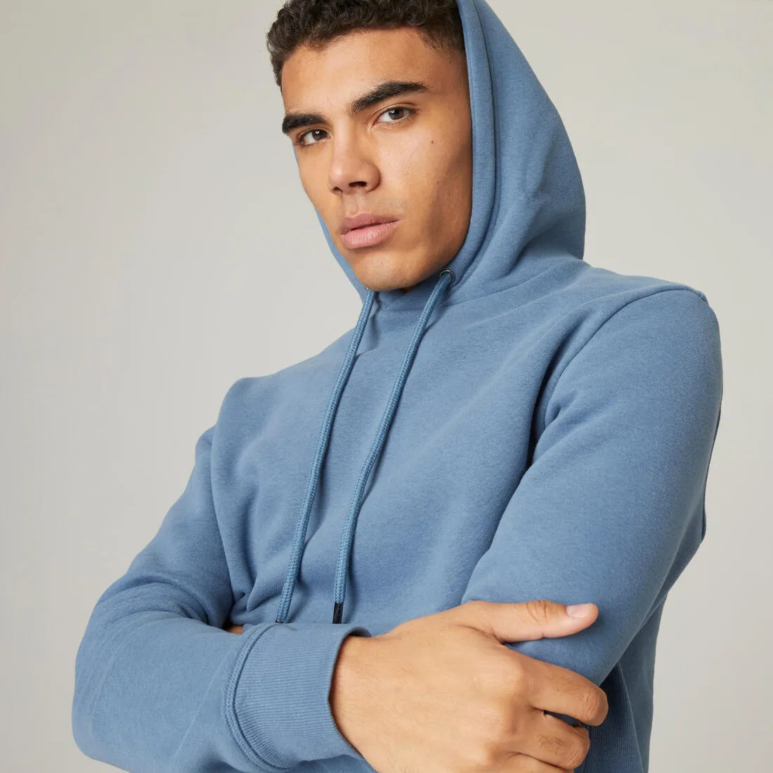 Men's Long Hoodie Warm 500
