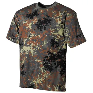 MFH Military T-Shirt Flecktarn Camouflage