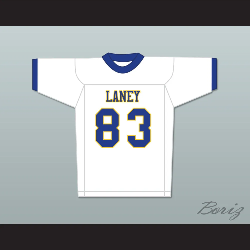 Michael Jordan 83 Laney High School Buccaneers White Football Jersey