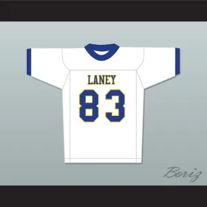 Michael Jordan 83 Laney High School Buccaneers White Football Jersey