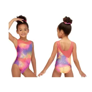 Mondor 27814 Printed Gymnastics Tank Leotard - Neon Pop - Women's