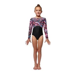 Mondor 27895 Printed Long Sleeve Leotard - Child