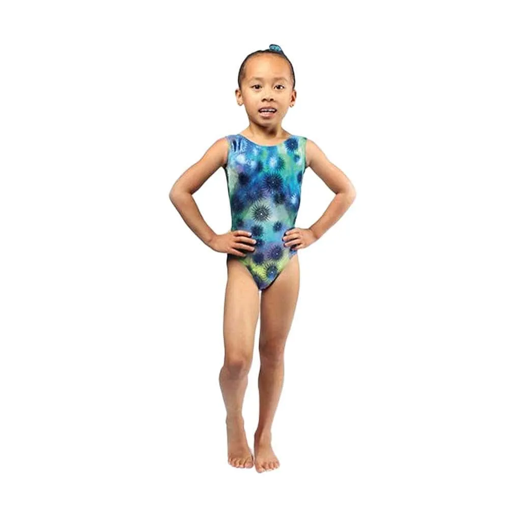 Mondor 7822 Printed Gymnastics Leotard - Girls