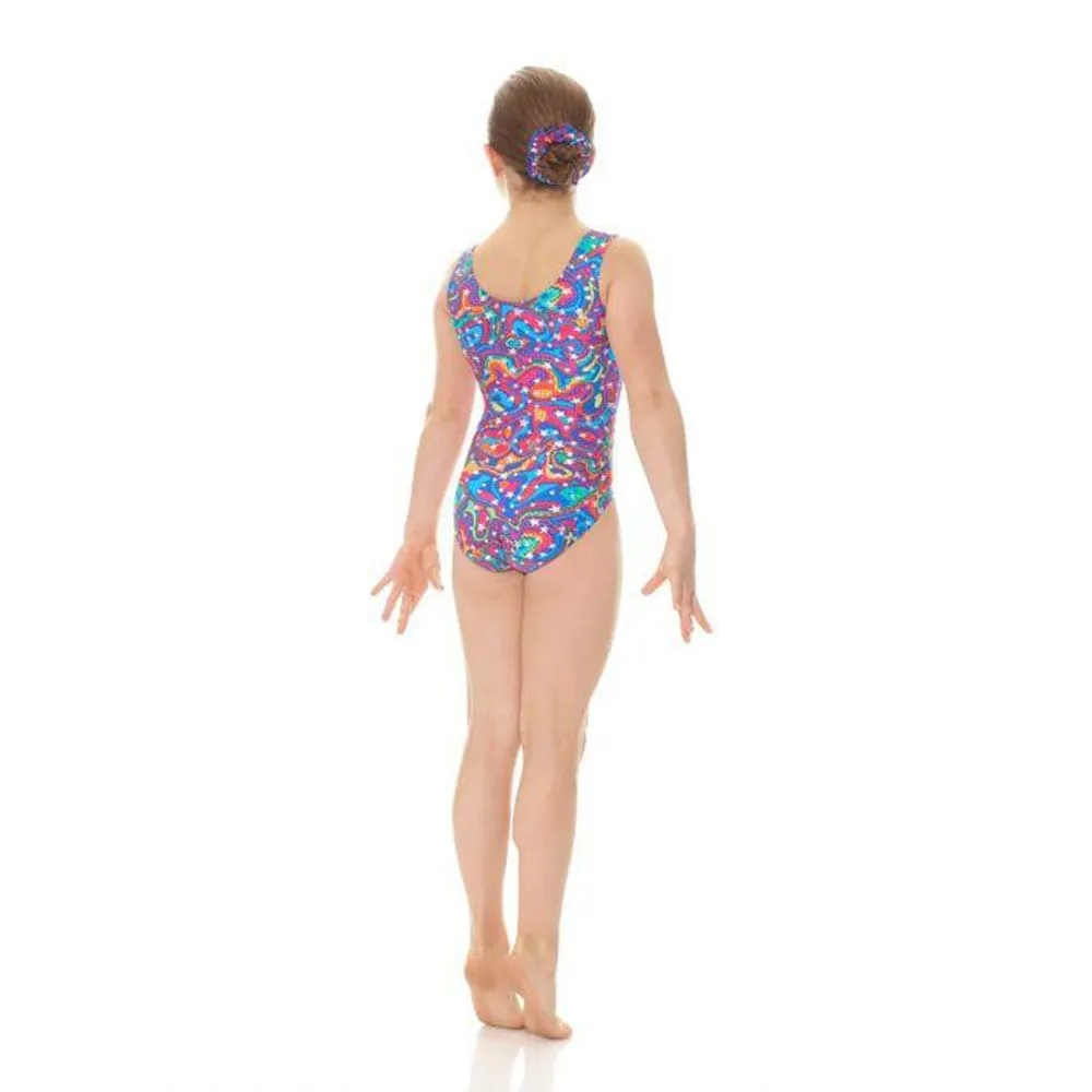 Mondor 7822 Printed Gymsuit Leotard - Girls