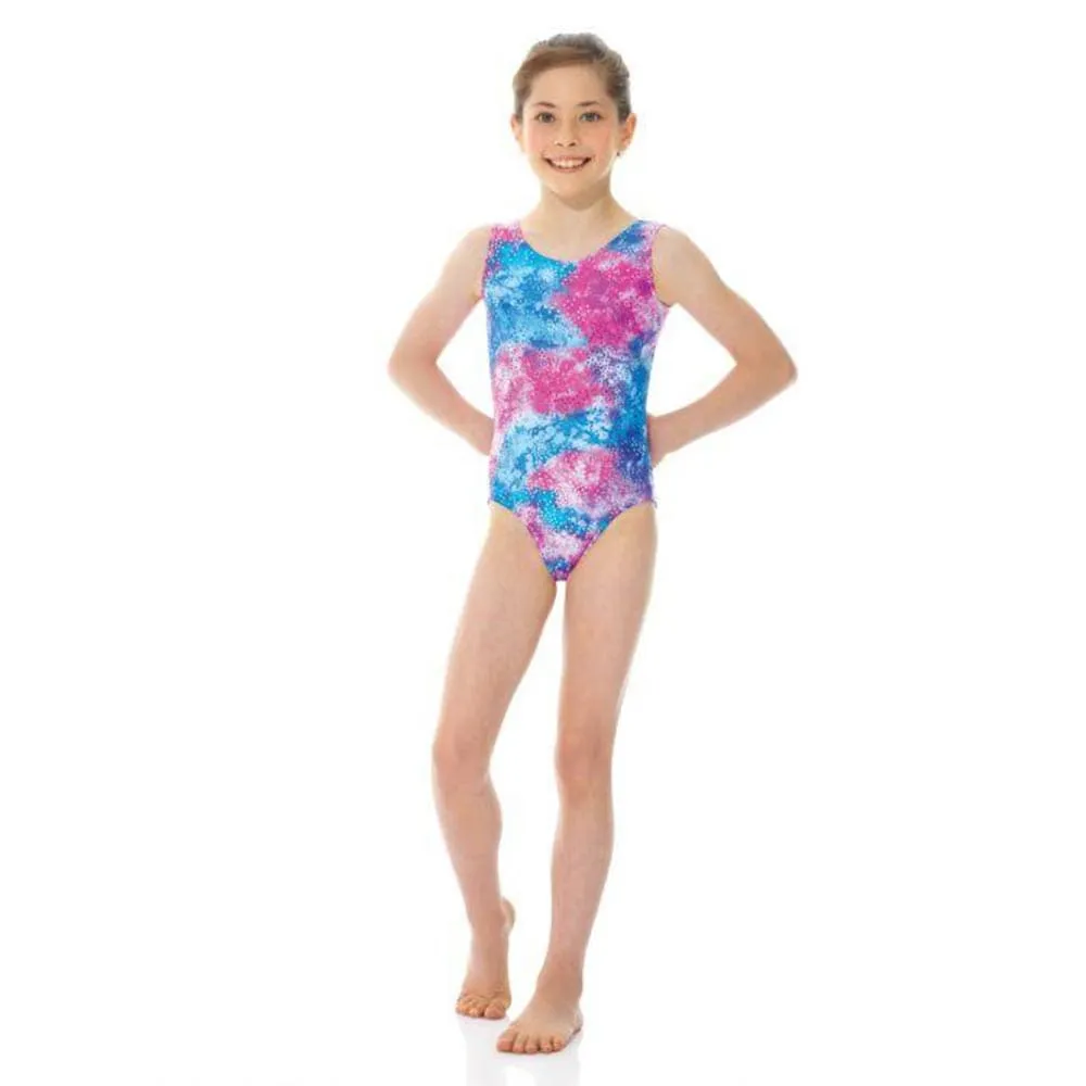Mondor 7822 Printed Gymsuit Leotard - Girls