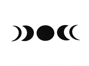 Moon Phase vinyl decal
