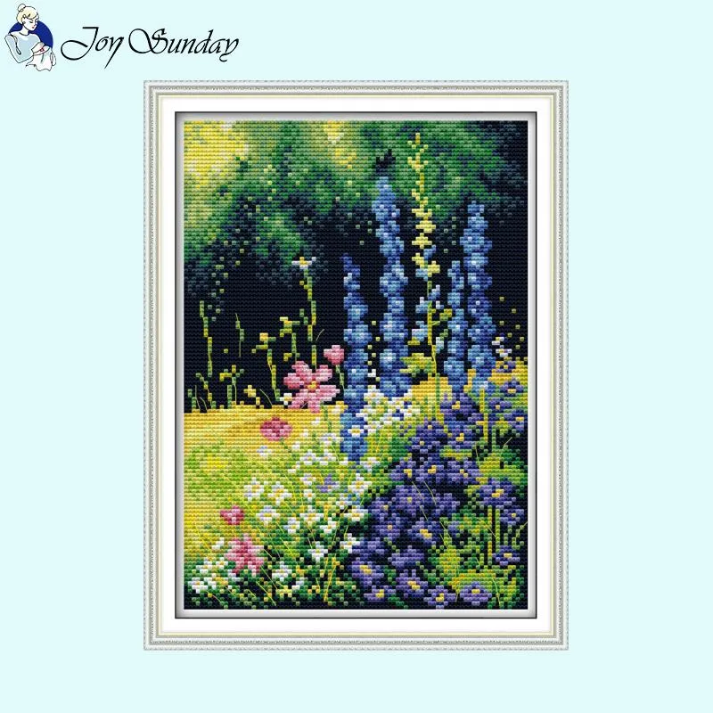 Mountain Flowers Splendid Floral Pattern Cross Stitch