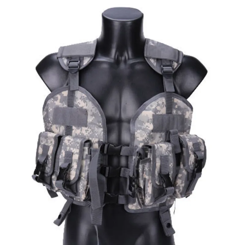 Multifunctional Seal Water Bag Outdoor CS Field Camouflage Vest