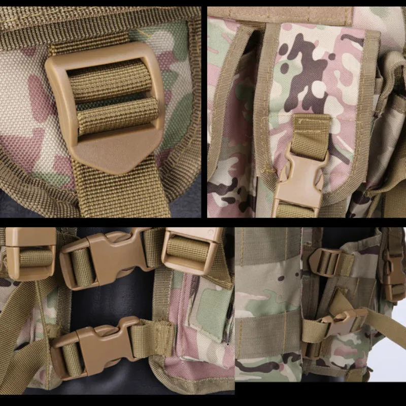 Multifunctional Seal Water Bag Outdoor CS Field Camouflage Vest