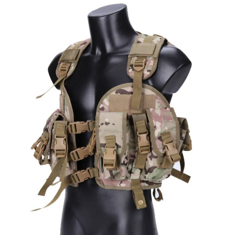 Multifunctional Seal Water Bag Outdoor CS Field Camouflage Vest
