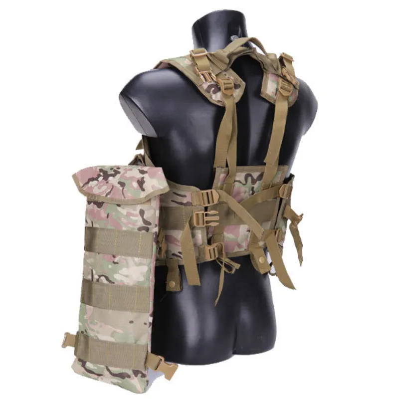 Multifunctional Seal Water Bag Outdoor CS Field Camouflage Vest