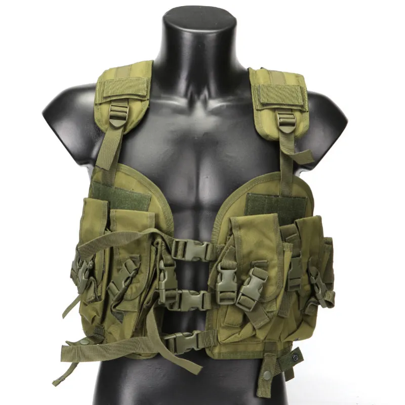 Multifunctional Seal Water Bag Outdoor CS Field Camouflage Vest