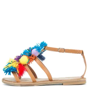 Nadya-74S Sandals Tan