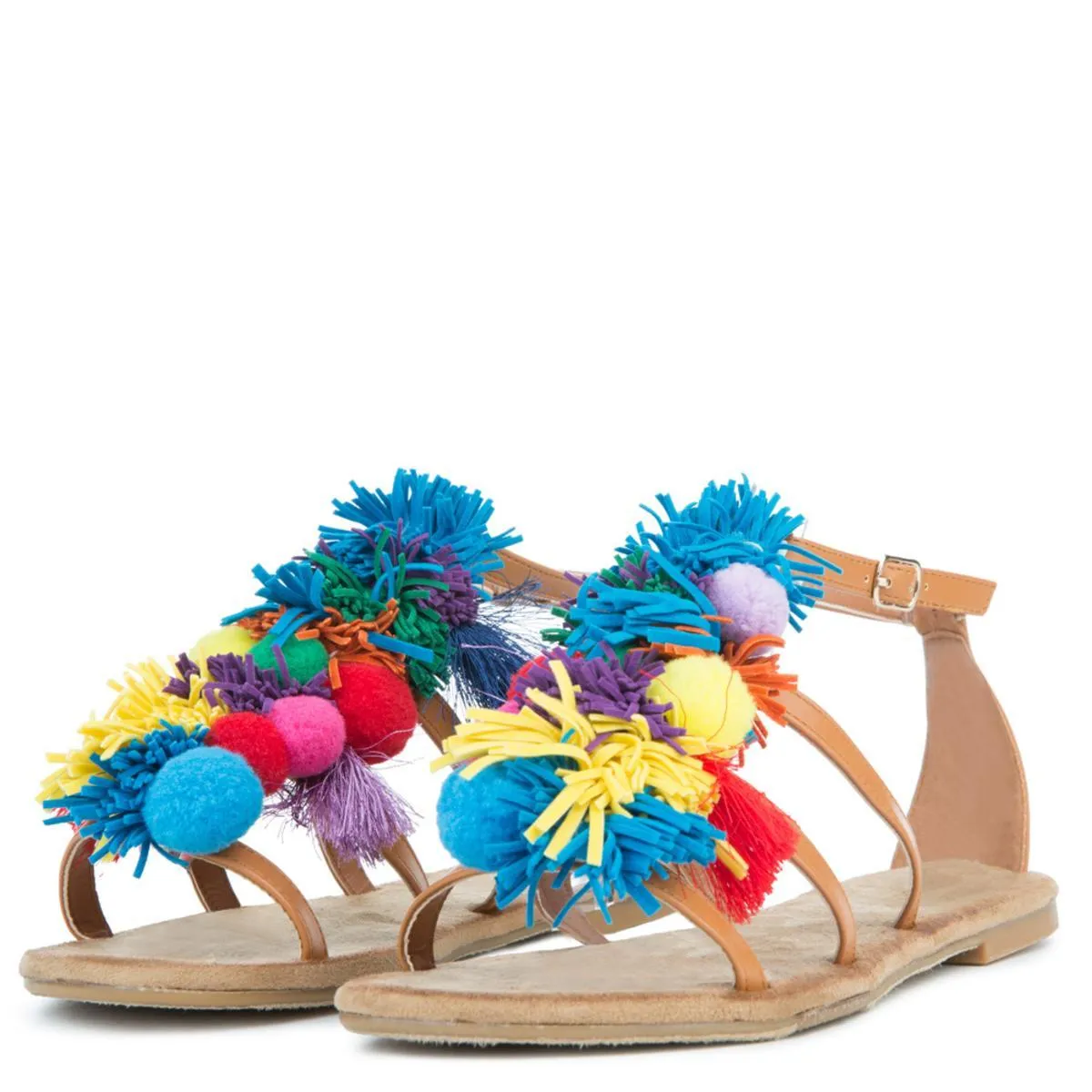 Nadya-74S Sandals Tan