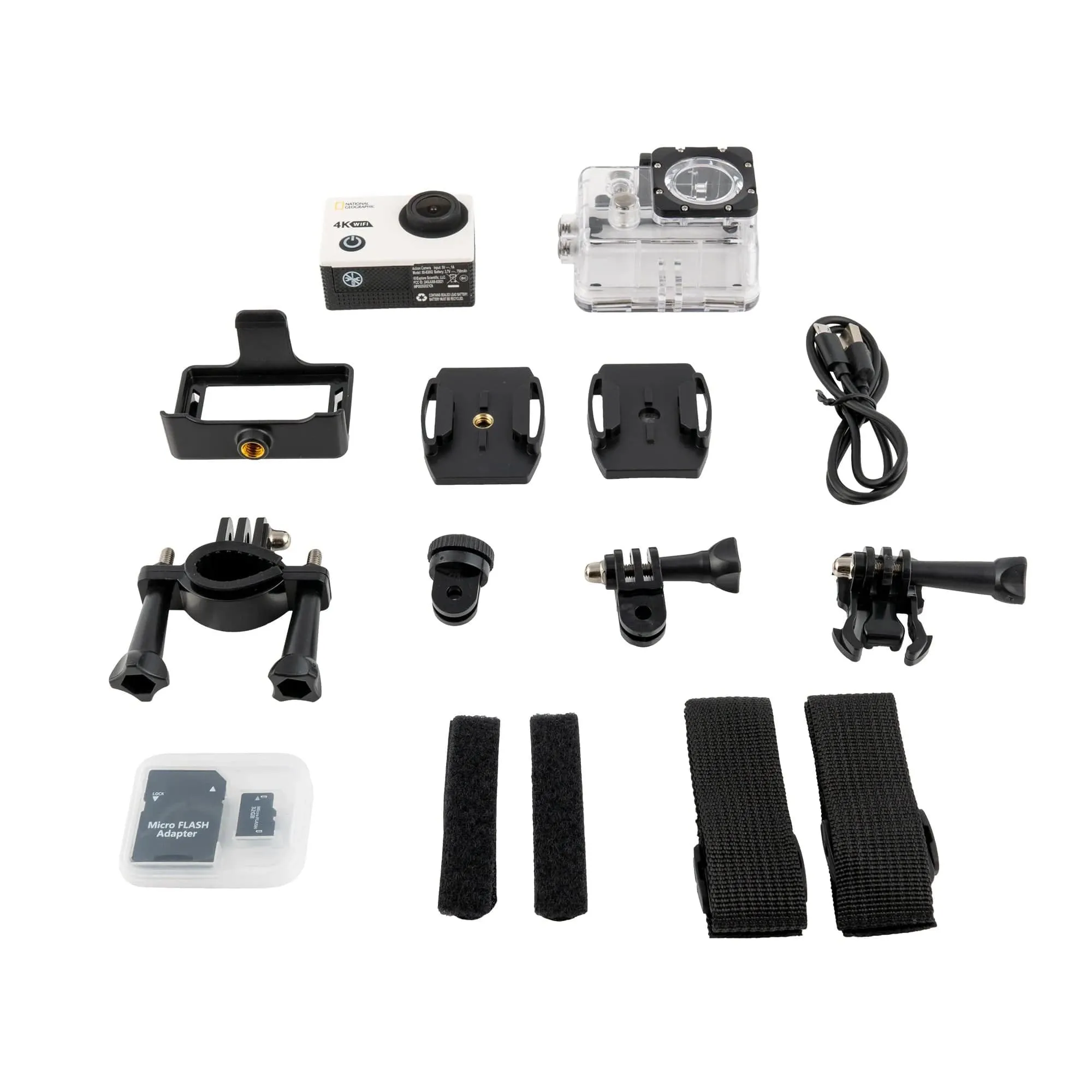 National Geographic 4K Action Camera with WiFi - 80-83002