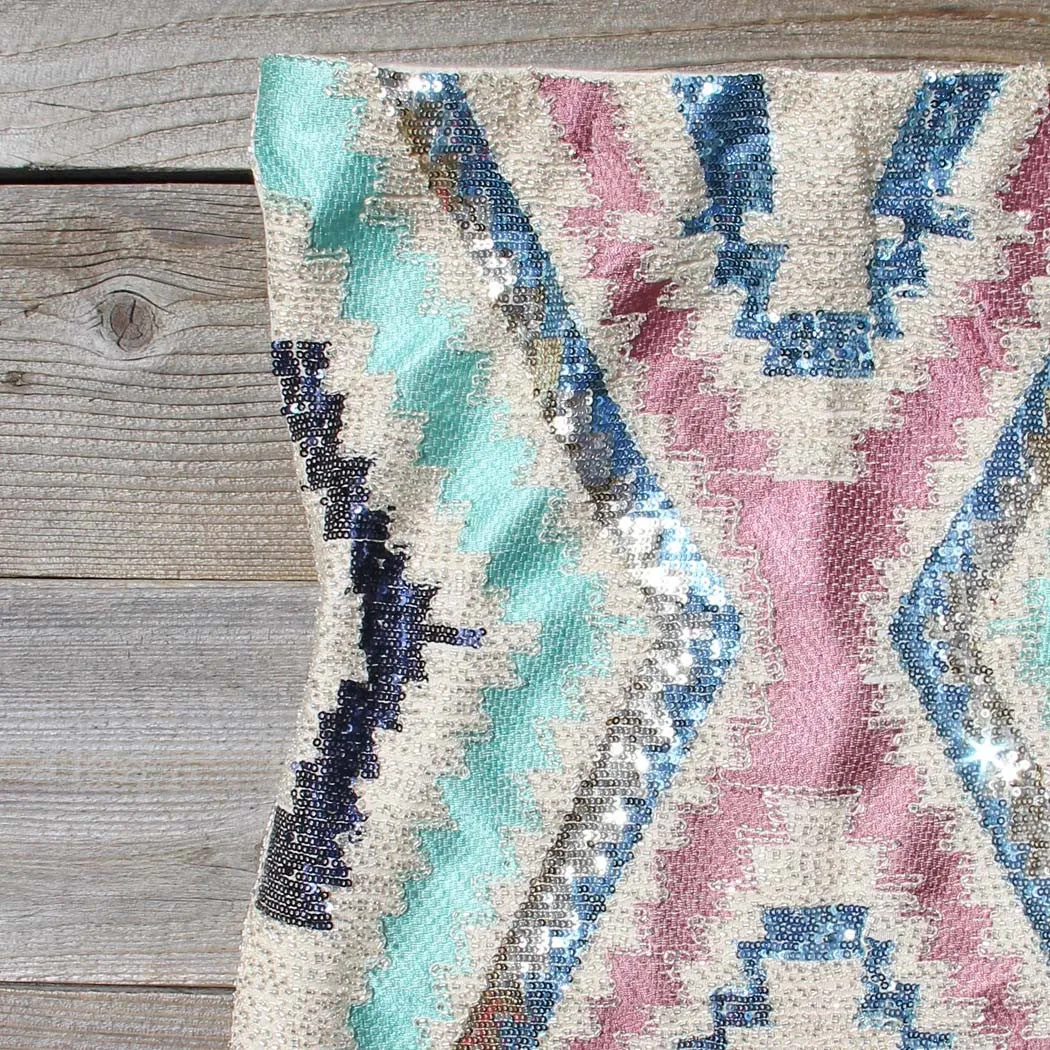 Native Clover Beaded Dress