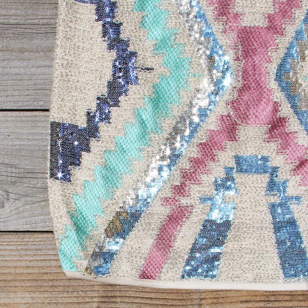 Native Clover Beaded Dress