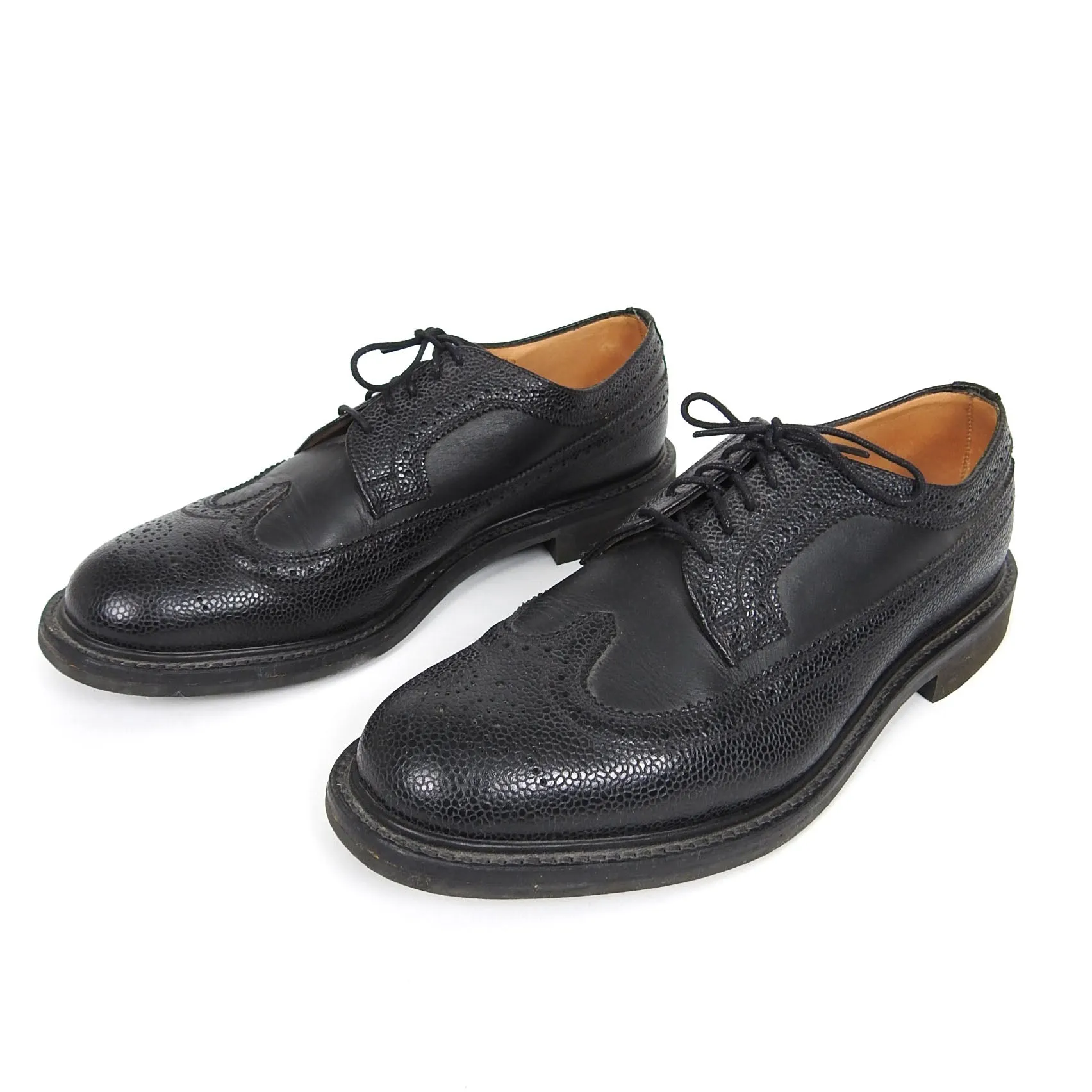 Oliver Spencer Black Brogue Size 11