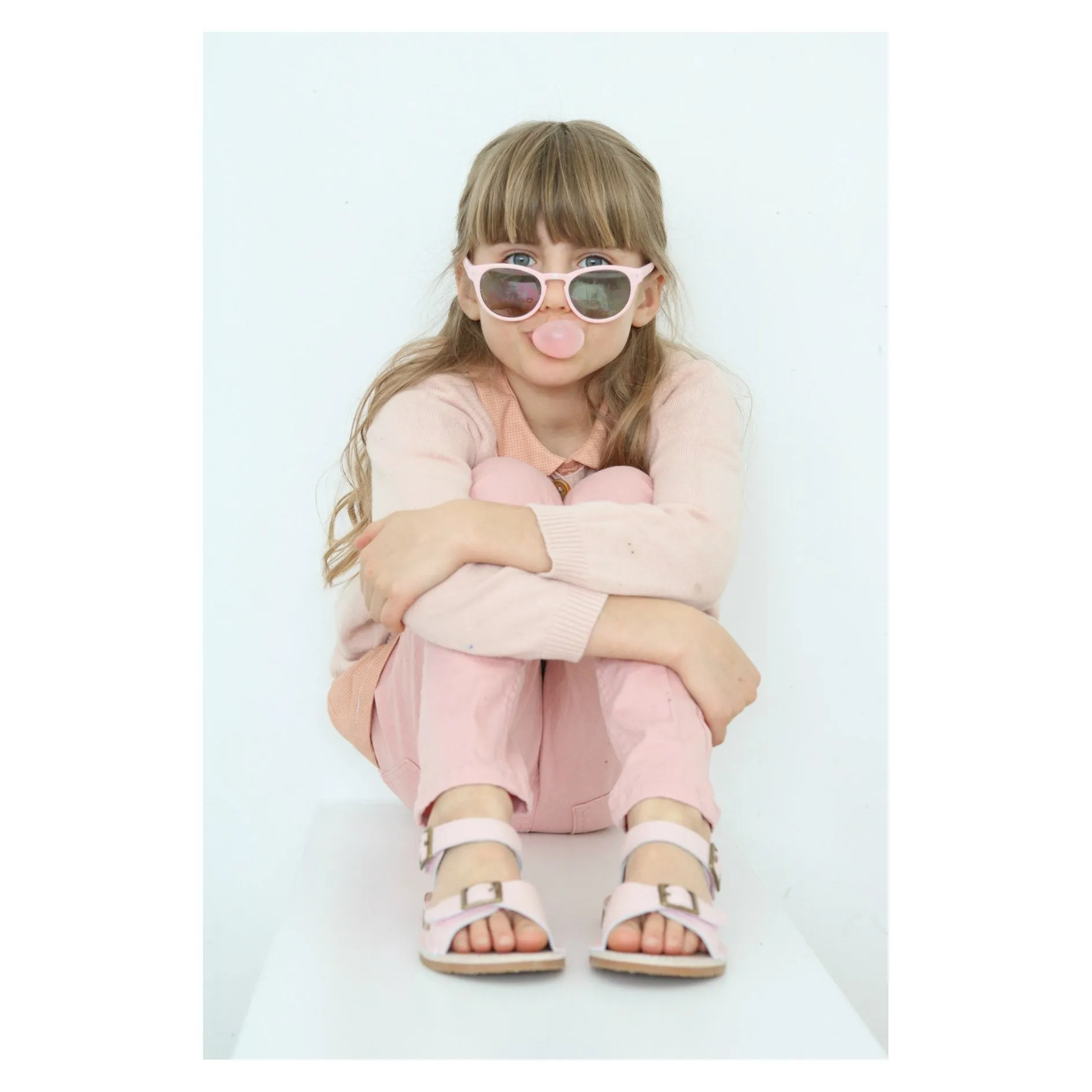 Olivia Pink Buckled Sandal