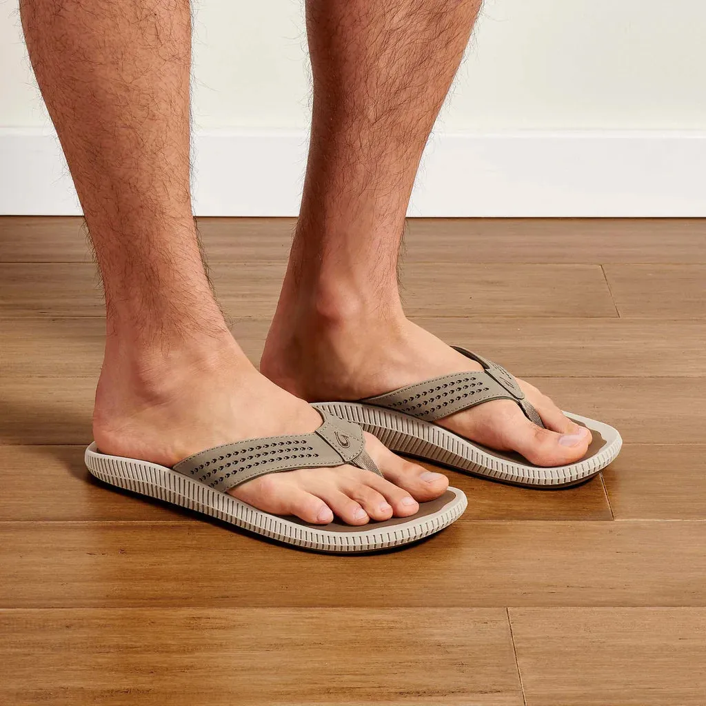 Olukai Mens Ulele Clay Mustang Sandal