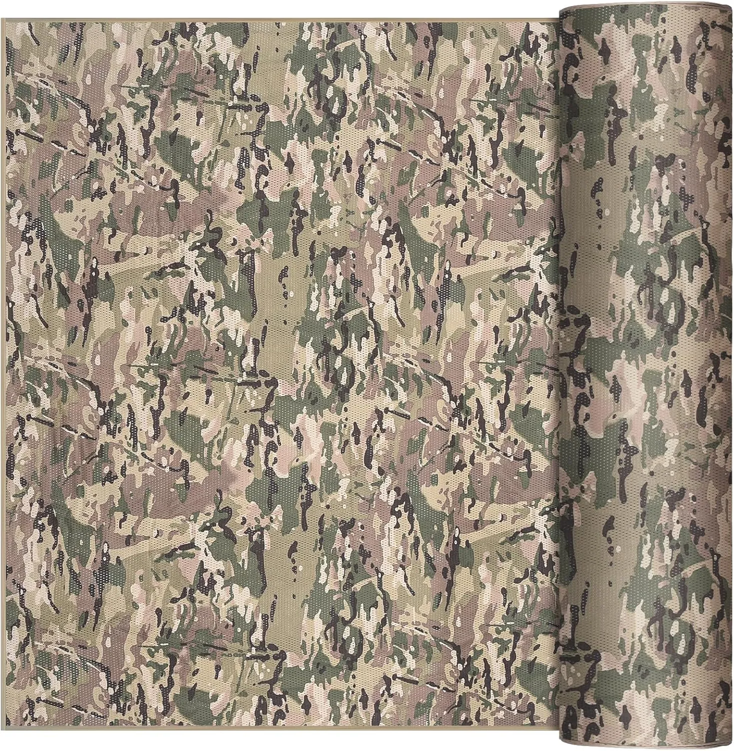One Way See Through Camouflage Lightweight Mesh Camo Netting 5FTX6.5Ft New, Hunt