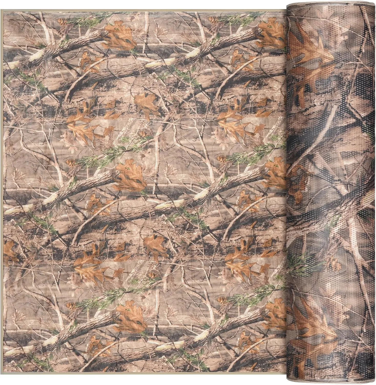 One Way See Through Camouflage Lightweight Mesh Camo Netting 5FTX6.5Ft New, Hunt