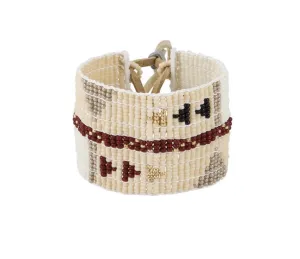 Pembetatu Multi Triangle Warrior Bracelet (Pink, Taupe, Burgundy, Gold, Black, Off White)