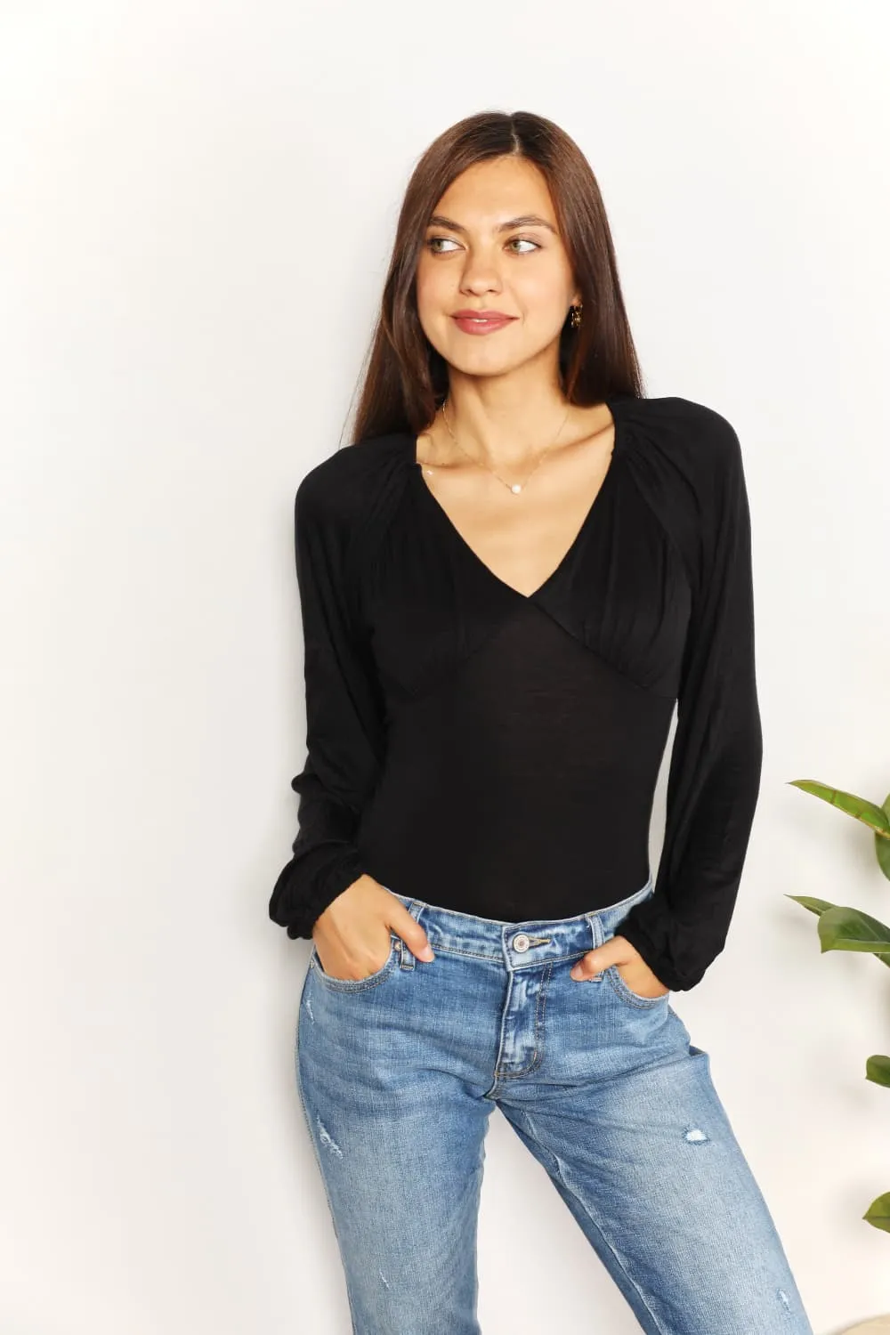 Perfectly V- Neck Bodysuit